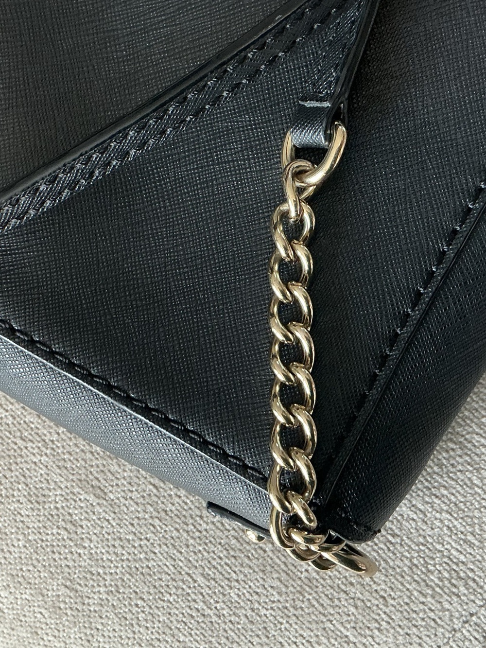 Kate Spade Charlotte Street Alek Black Saffiano Leather Crossbody/ Shoulder Bag - Picture 10 of 16